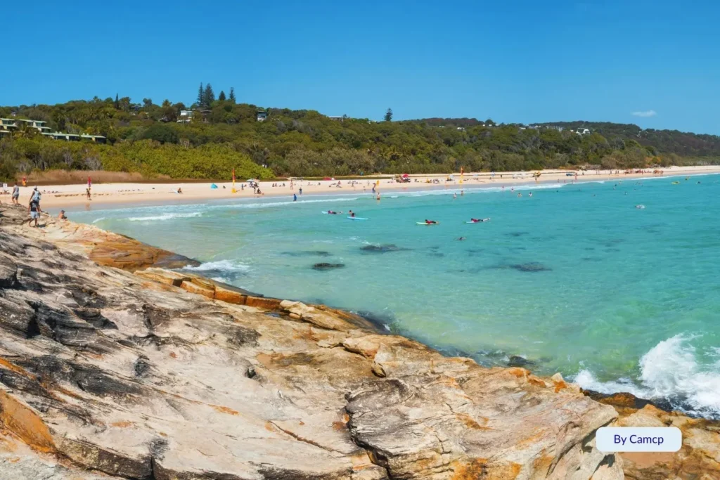 Cylinder Beach North Stradbroke Island – top 10 Australian beaches island escape near Brisbane with clear water