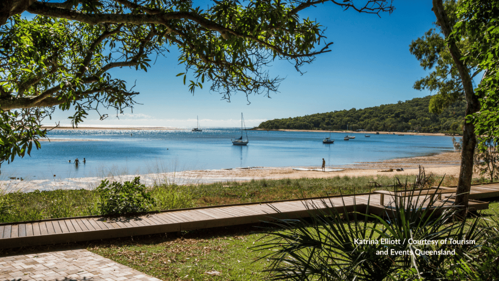 Town of 1770 foreshore looking over Round Hill Creek, Queensland